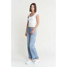 Load image into Gallery viewer, 5875- MICA- Mid Rise Loose Fit Straight Ankle
