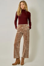 Load image into Gallery viewer, 6659- Washed Corduroy Trousers-TOFFEE
