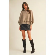 Load image into Gallery viewer, 6307- Faux Suede Vertical Seam Mini Skirt-BLACK
