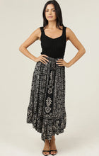 Load image into Gallery viewer, 5816-Angled Hem Maxi Skirt with Smocked Waist
