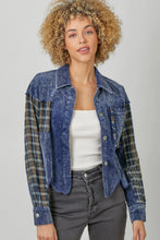 Load image into Gallery viewer, 5765-Plaid Corduroy Jacket-BLUE
