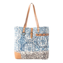 Load image into Gallery viewer, 5995- MYRA-Tinted Indigo Tote Bag
