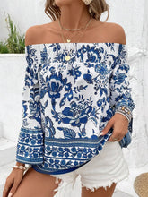 Load image into Gallery viewer, 5147-Off Shoulder Floral Print Top
