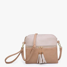 Load image into Gallery viewer, JEN &amp; CO Tara Double Zip Crossbody/Wristlet
