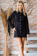 Load image into Gallery viewer, 3795-Fringe Western Mini Dress
