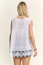 Load image into Gallery viewer, 6338- Casual Crochet Tank Top-WHITE
