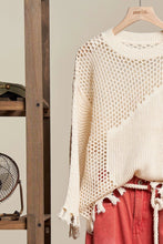 Load image into Gallery viewer, 5347-Multi Texture Sweater-IVORY
