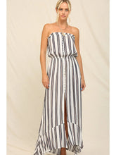 Load image into Gallery viewer, 5153-Vertical Stripes Maxi Dress
