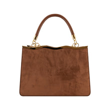 Load image into Gallery viewer, 6546- Ramona Suede Mini Charm Crossbody Bag-COFFEE
