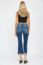 Load image into Gallery viewer, 4249- MICA- High Rise Crop Flare with Uneven Hem

