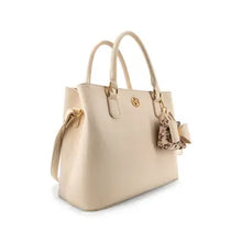 Load image into Gallery viewer, 6473- Mikayla Vegan Leather Women's Crossbody Bag-CREAM

