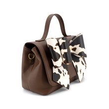 Load image into Gallery viewer, 6547-Saddle Bow Western Crossbody Bag-BROWN
