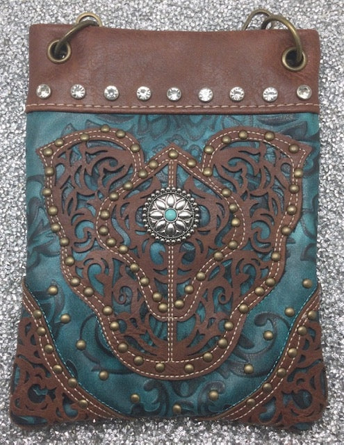 5537- CHIC BOHO BAG-CHIC211-TURQ