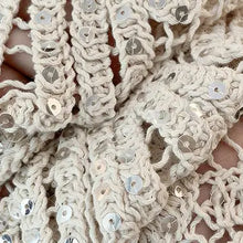 Load image into Gallery viewer, 6151- SEQUIN Crochet Embellished Tank Top
