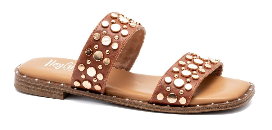 CORKYS MAGNET SANDALS-COGNAC