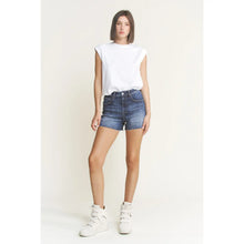 Load image into Gallery viewer, 5881- MICA-Super High Rise Shorts-DRK SEA BLU
