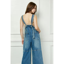 Load image into Gallery viewer, 5350-Denim Multi Button Fatigue Overall
