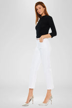 Load image into Gallery viewer, 6042- KAN CAN- High Rise Cropped Straight Jeans
