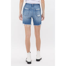 Load image into Gallery viewer, 4963- MICA High Rise Stretch Midi Shorts - Vintage Style
