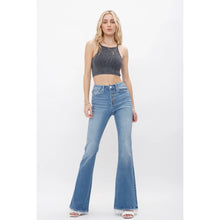 Load image into Gallery viewer, 4212-Bijou High Rise Flare with Button Fly
