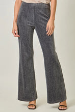 Load image into Gallery viewer, 6729- Velvet Corduroy Bootcut Trousers-CHARCOAL
