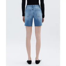 Load image into Gallery viewer, 6137- RISEN-High Rise Raw Hem Bermuda Shorts
