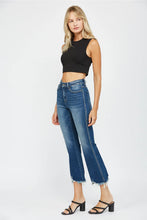 Load image into Gallery viewer, 4249- MICA- High Rise Crop Flare with Uneven Hem
