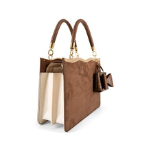 Load image into Gallery viewer, 6546- Ramona Suede Mini Charm Crossbody Bag-COFFEE
