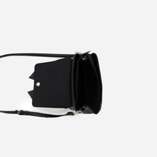 Load image into Gallery viewer, 6542- Marigold Bow Vegan Neutral Everyday Crossbody-BLACK
