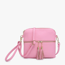 Load image into Gallery viewer, JEN &amp; CO Tara Double Zip Crossbody/Wristlet
