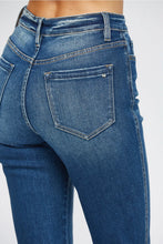 Load image into Gallery viewer, 4249- MICA- High Rise Crop Flare with Uneven Hem
