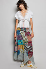 Load image into Gallery viewer, 6066- V-Neck Adjustable Waist Sleeveless Top-WHITE
