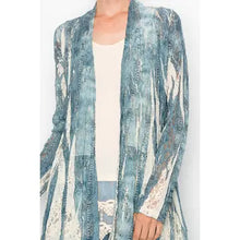 Load image into Gallery viewer, 6320- Feminine Stretchy Snug Long Sleeve Lace Cardigan
