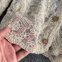 Load image into Gallery viewer, 5384-Women&#39;s Lace Sheer Cardigan Shrug-BEIGE
