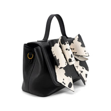 Load image into Gallery viewer, 6548-Saddle Bow Western Crossbody Bag-BLACK
