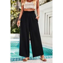 Load image into Gallery viewer, 4284-High Elastic Waist Wide Straight Leg Pockets Pants
