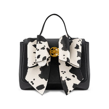 Load image into Gallery viewer, 6548-Saddle Bow Western Crossbody Bag-BLACK
