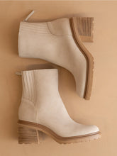 Load image into Gallery viewer, 6709- The Megan | Light Grey Lug Chelsea Fall Bootie
