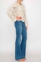 Load image into Gallery viewer, 6486- Delicate Crochet Lace Button Cardigan
