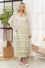 Load image into Gallery viewer, 5281- Crochet Lace Open Front Cardigan
