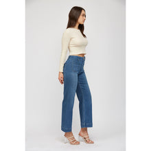 Load image into Gallery viewer, 4708-MICA Super High Rise Wide Leg Cropped
