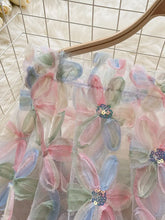 Load image into Gallery viewer, 6232- Floral Embellished Sheer Blouse
