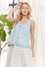 Load image into Gallery viewer, 5166- Sleevless Solid Top-BABY BLUE
