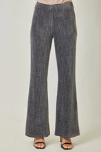 Load image into Gallery viewer, 6729- Velvet Corduroy Bootcut Trousers-CHARCOAL
