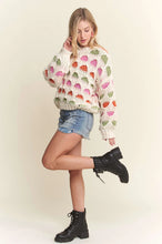 Load image into Gallery viewer, 4802-Multi Color Chunky Sweater Top
