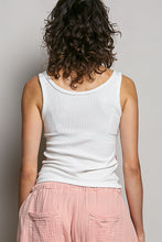Load image into Gallery viewer, 6014- POL -American Flag Vintage Wash Ribbed Tank Top
