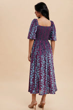 Load image into Gallery viewer, 4692-Burnout Velvet Maxi Dress-PLUM
