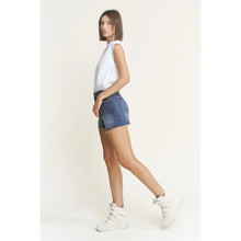 Load image into Gallery viewer, 5881- MICA-Super High Rise Shorts-DRK SEA BLU
