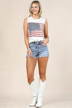Load image into Gallery viewer, 6025-VERA Americana Graphic Sleeveless Top
