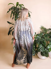 Load image into Gallery viewer, 6129- Ombre Lace Kimono Cardigan -BLACK
